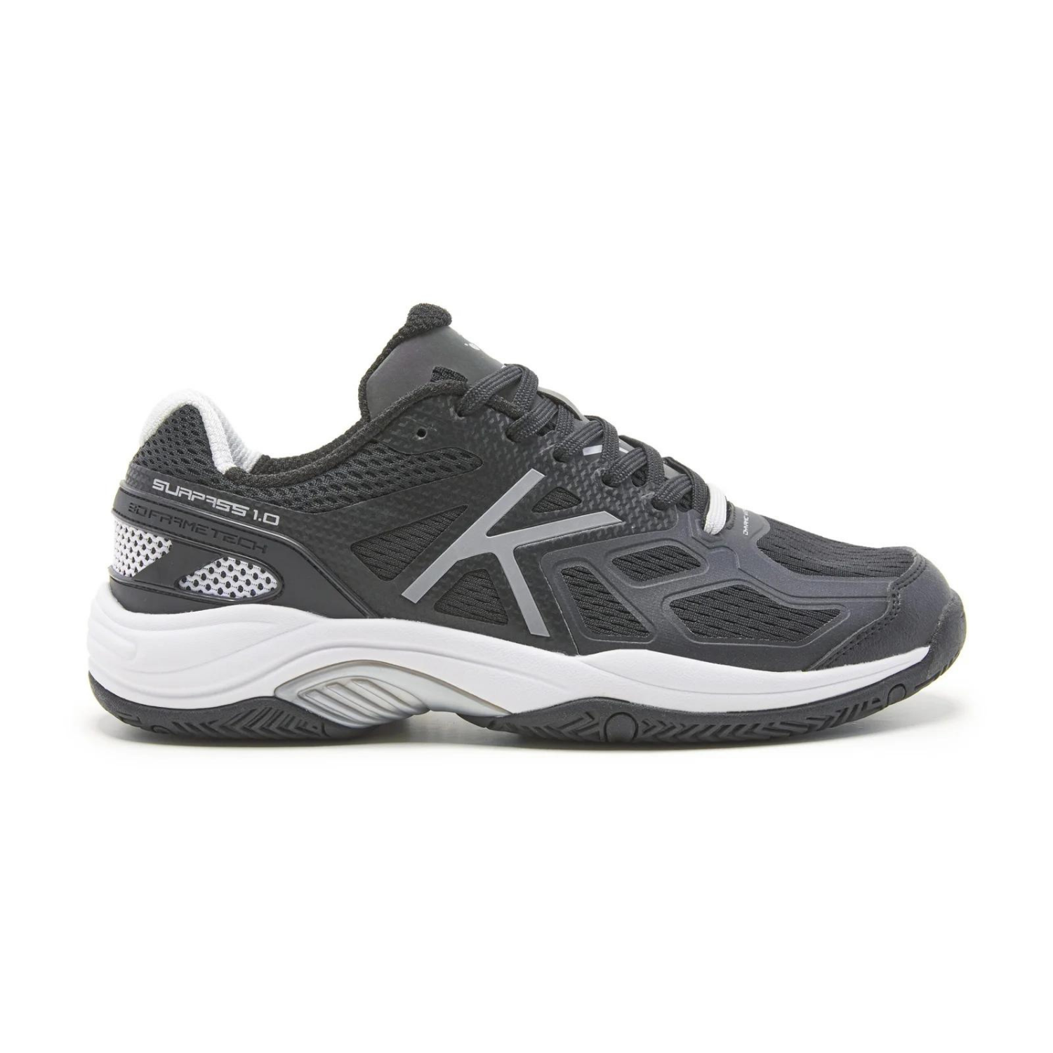 Zapatillas Padel Surpass Negro y Plata Kelme