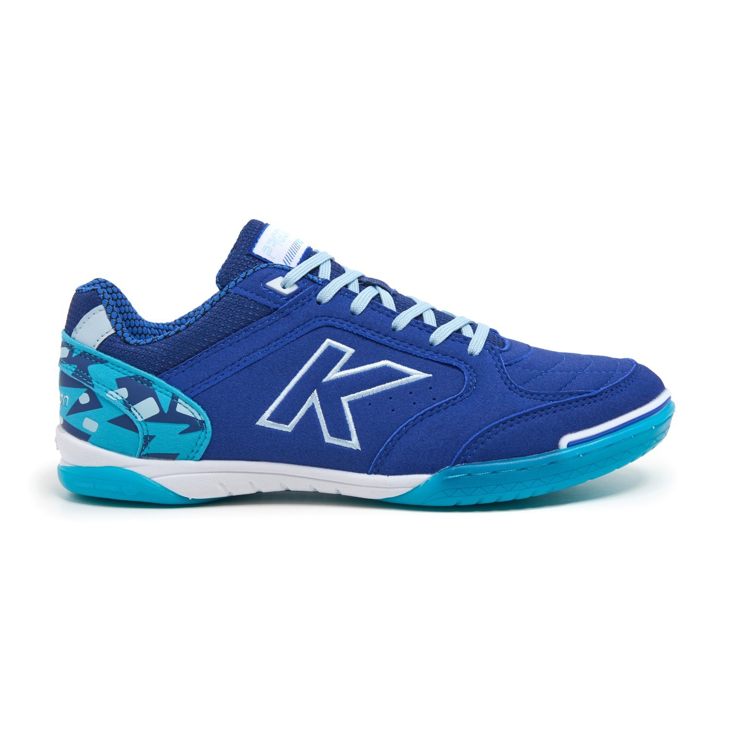 Zapatillas Futsal Precision Royal y Marino Kelme