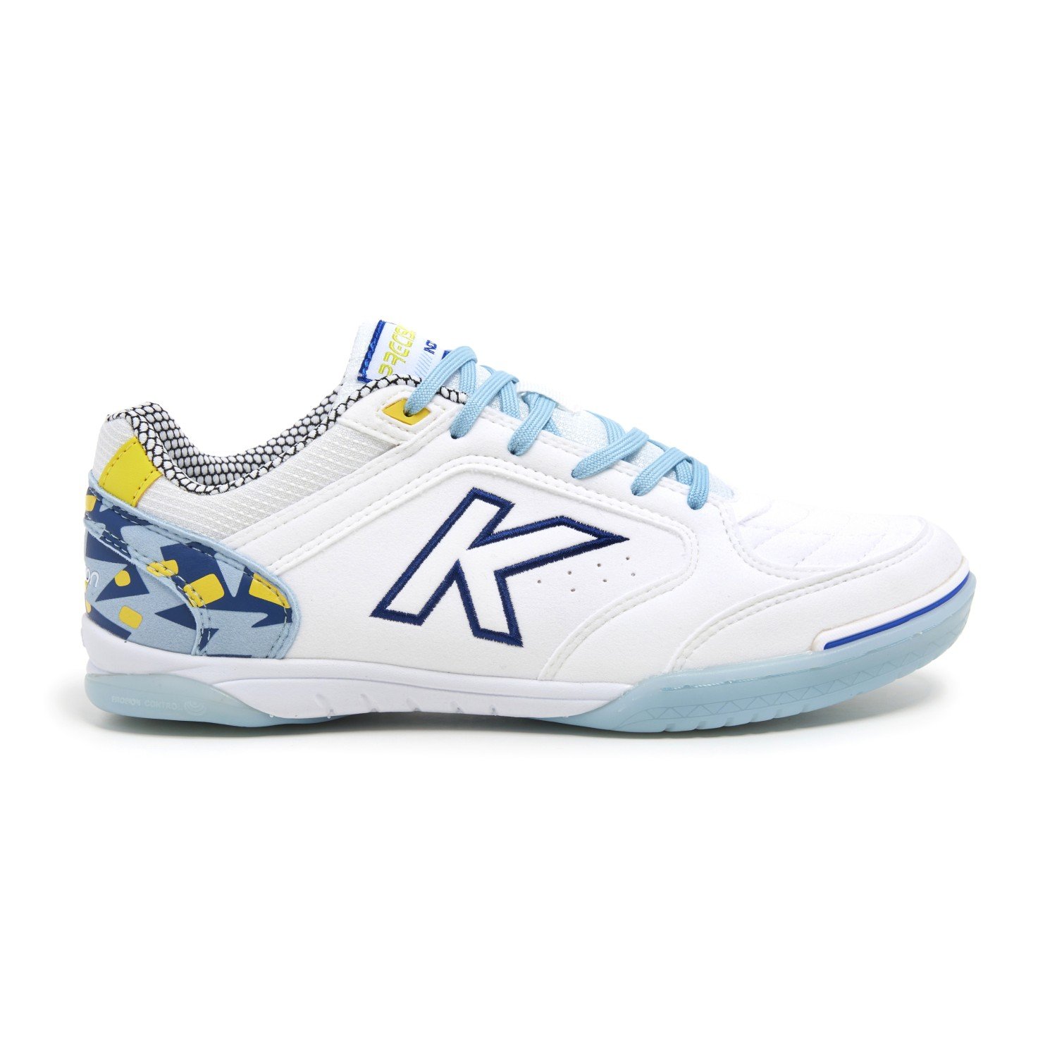 Zapatillas Futsal Precision Blanco Azul Kelme