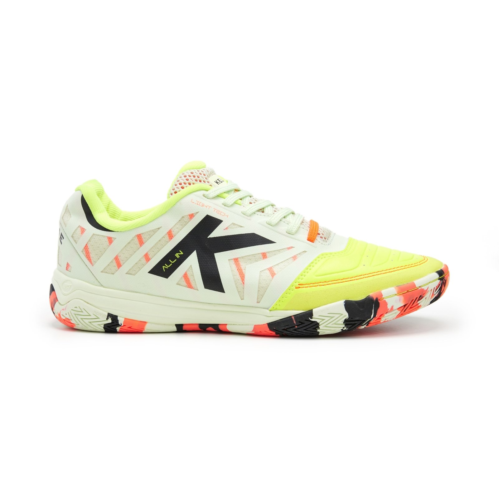 Zapatillas Futsal All In Lima y Verde Kelme