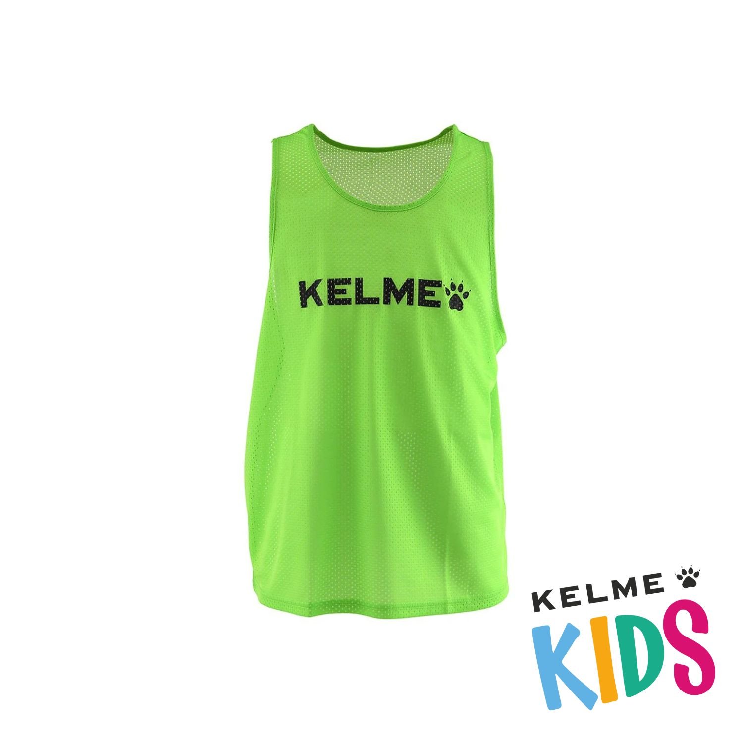 Peto de Fútbol Entrenamiento Infantil Lince Verde Neón Kelme