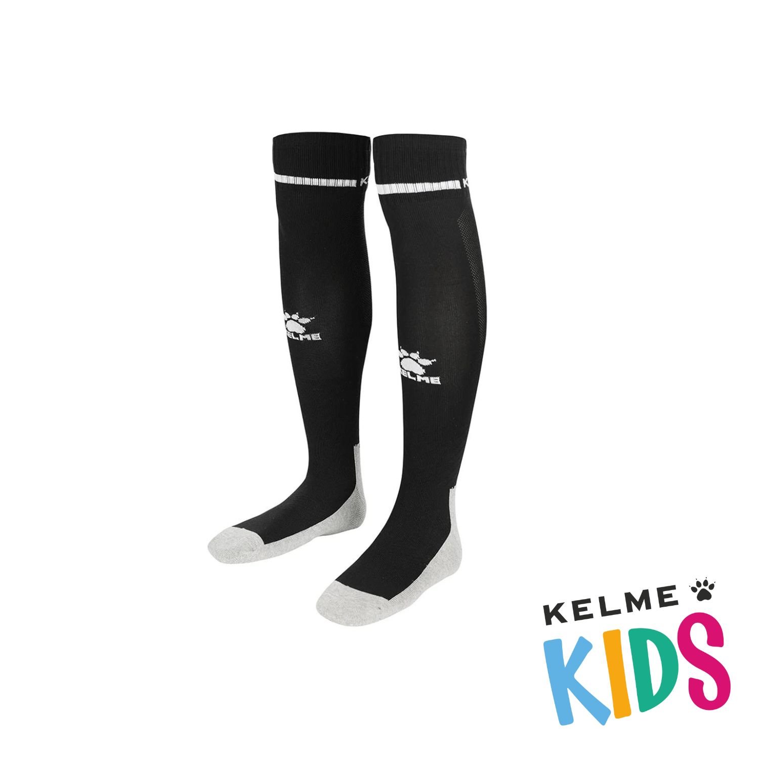Medias de Fútbol Infantil Negro Kelme