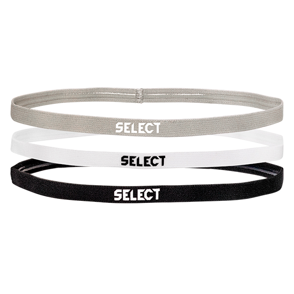 SET DE 3 CINTILLOS NEGRO BLANCO GRIS