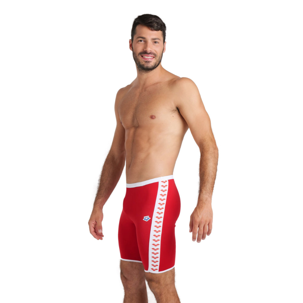 TRAJE DE BAÑO HOMBRE ARENA ICONS SWIM JAMMER SOLID ROJO