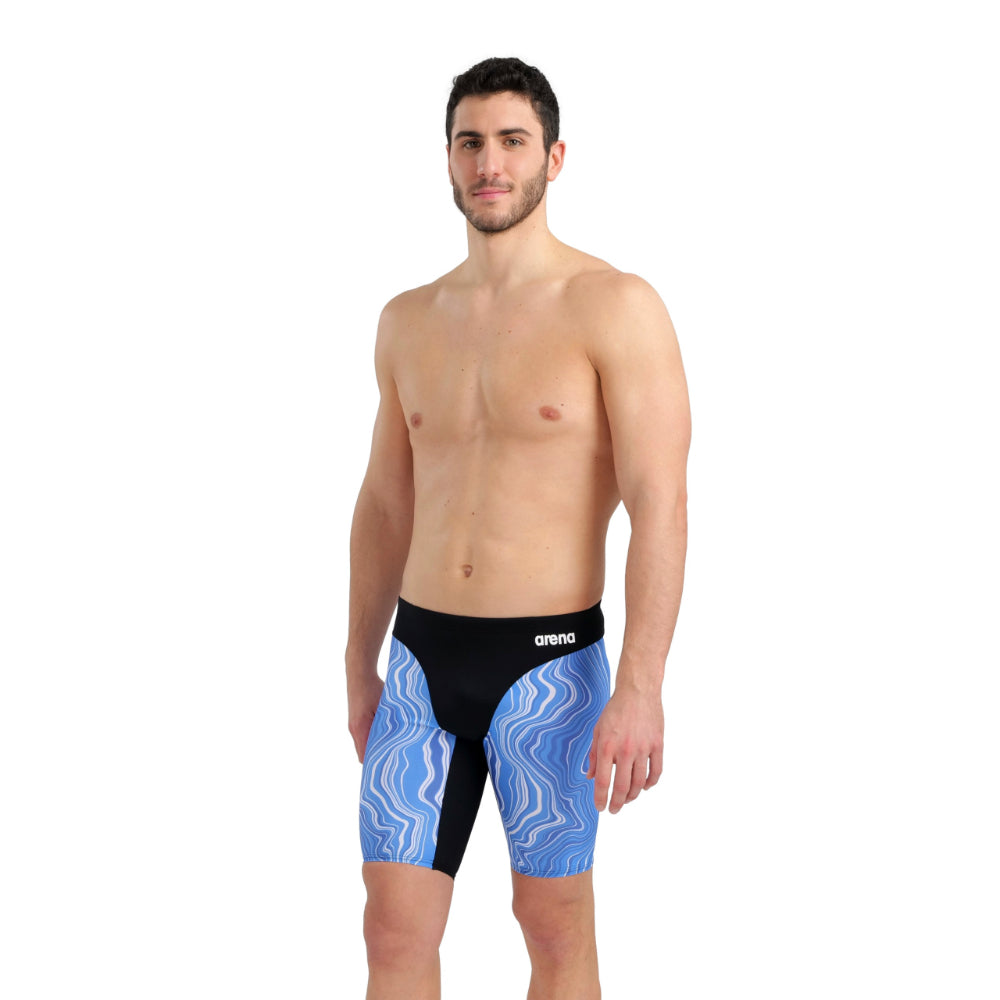 TRAJE DE BAÑO HOMBRE SWIM JAMMER MARBLED BLACK ROYAL