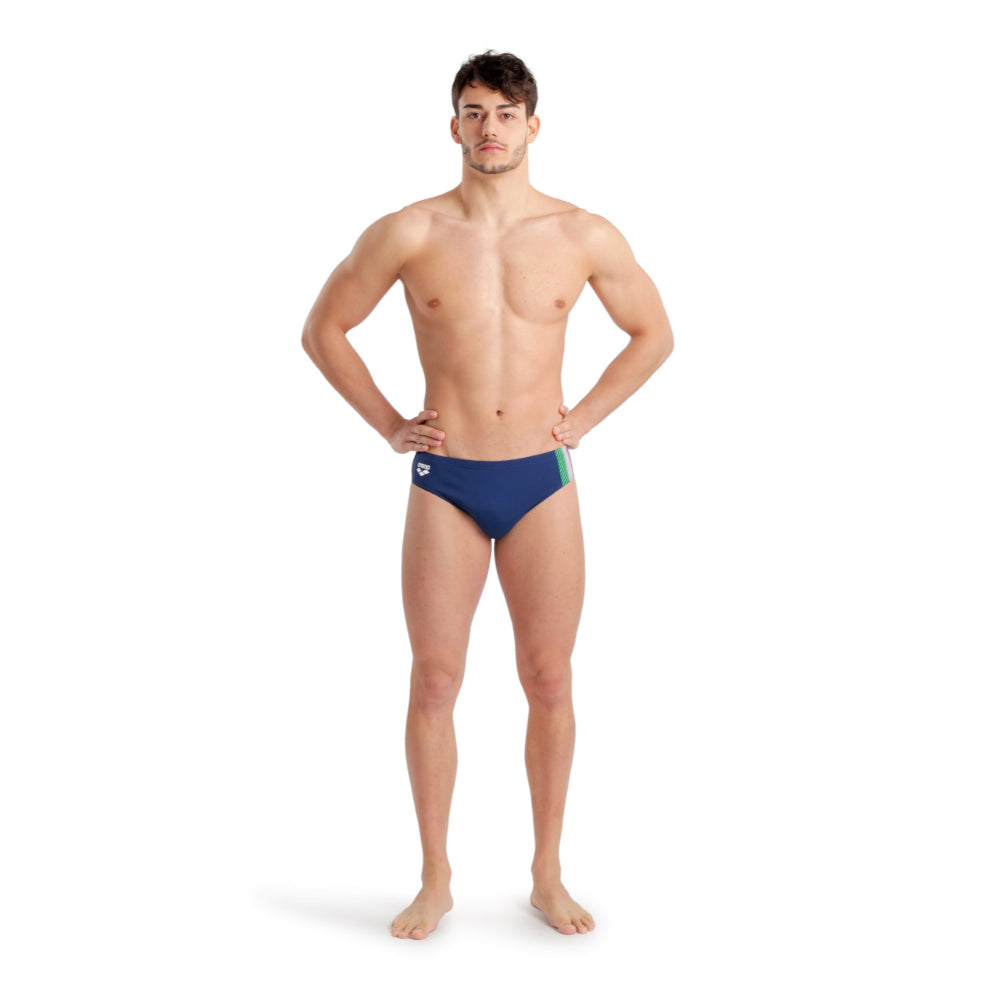 TRAJE DE BAÑO HOMBRE FIN GRAPHIC BRIEF AZUL