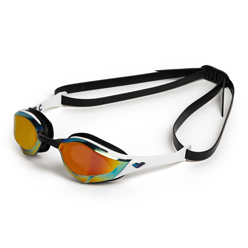 LENTES DE NATACIÓN DE COMPETICIÓN ARENA UNISEX COBRA EDGE SWIPE MR GOLD-WHITE-BLACK