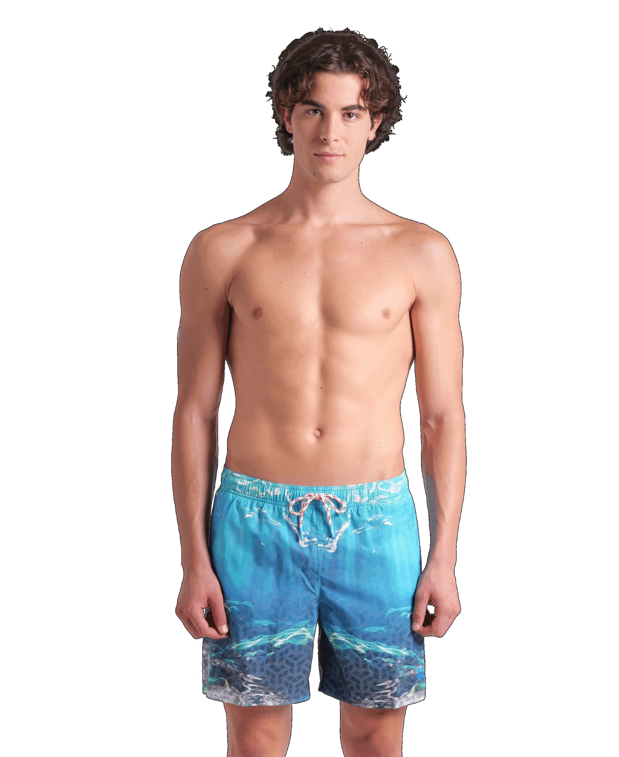 SHORT DEPORTIVO HOMBRE ARENA WATER PRINTS BEACH BOXER WAT