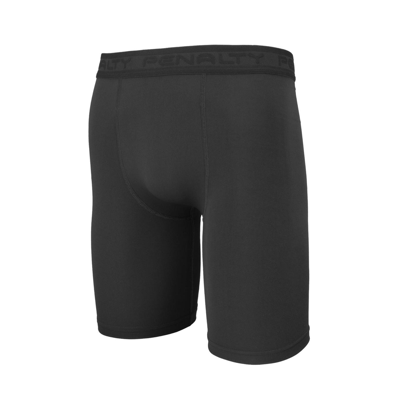 Calza Short Deportiva Penalty Skin S/Bolsillo Negro