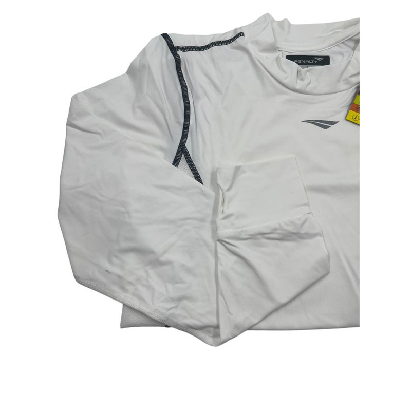 Camiseta De Compresion Penalty S11 Flex Manga Larga Blanca