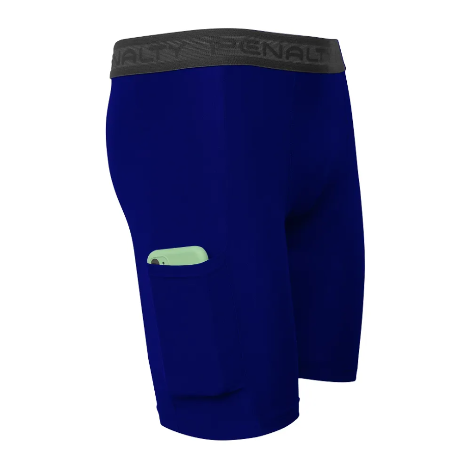 Calza Corta Penalty Skin 183 C/Bolsillo Azul Rey